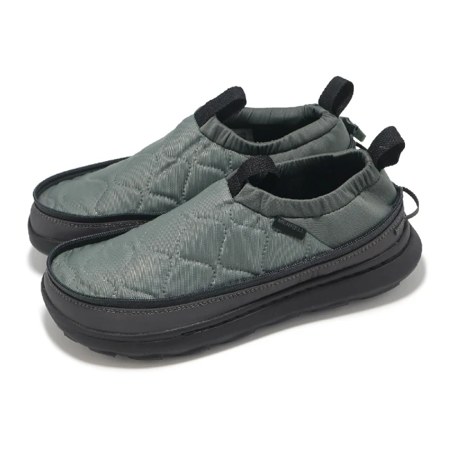 【MERRELL】休閒鞋 Hut Moc 2 Packable Plus 男鞋 金屬灰 拉鍊 懶人鞋 輕量(ML007349)