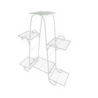 【工具王】窗台花架 戶外花盆架 陽台花架層架 置物架 花盆架 花架 630-FR6(陽台花架 園藝花架 花架鐵架)