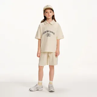 【NEW BALANCE】NB 童裝短袖套裝_2SF2E14WCM_男童/女童_米色