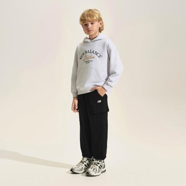 【NEW BALANCE】NB 童裝長褲_4LF3E06WBK_男童/女童_黑色