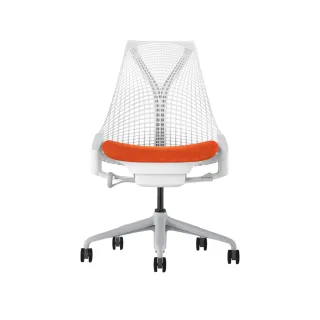 【Herman Miller】Sayl 無扶手款 - 白背橘座｜世代家具｜原廠授權代理商(人體工學椅/辦公椅/主管椅)