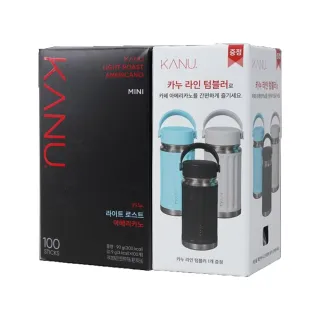 【Maxim】淺焙美式咖啡組 100入x0.9g(含 Line不鏽鋼瓶400ml)