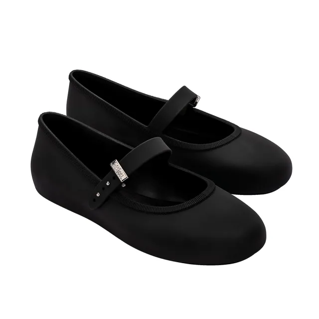 【Melissa】圓頭素面瑪莉珍鞋(黑色)