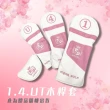 【MEGA GOLF】天使薔薇 女用套桿組 3W6I1PT 日規 附專用木桿套+球袋(女桿 高爾夫套桿組)