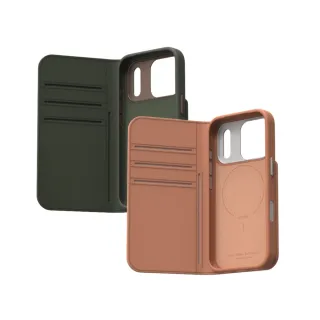 【moshi】Overture 磁吸可拆式卡夾型皮套  for iPhone 17 Pro(兼容MagSafe 手機殼)