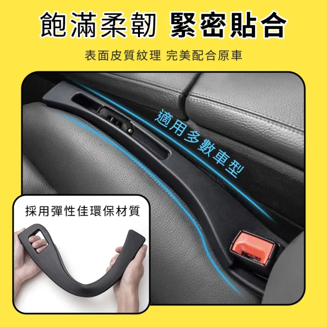 【工具王】防漏填充條 縫隙塞 車用隙縫置物盒 座椅縫隙收納盒 630-CCGF12L(椅縫條 座椅縫隙條 側縫塞條)