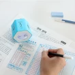 【Mooas】韓國六角轉轉專注定時器2件組(番茄鐘、時鐘、商務、運動健身、自律養成、日常烹飪)