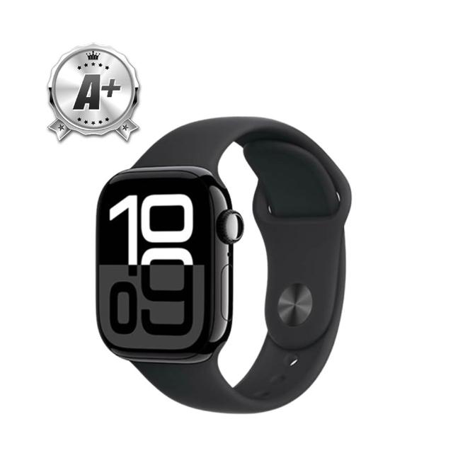 【Apple】A+級福利品 Watch Series 10 鋁金屬款 46mm GPS A2999(鋁金屬錶殼+運動型錶帶 WIFI)
