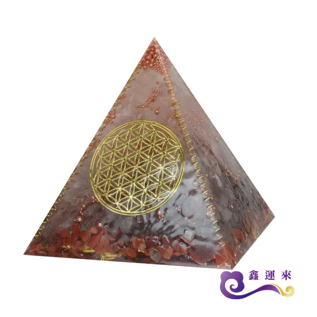 【鑫運來】◎奧剛金字塔擺件8cm