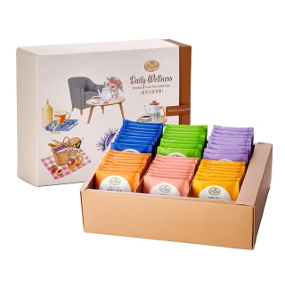 【曼寧】香草日常茶禮盒 6款x8包  附提袋(經典暢銷六款茶包/附提袋)