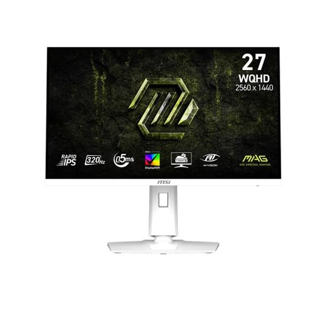 【MSI 微星】MAG 274QRFW X32 27型 IPS WQHD 320Hz 電競螢幕(HDR400/Adaptive-Sync)