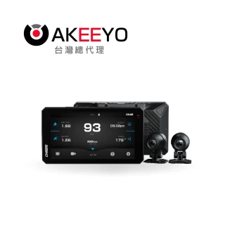 【AKEEYO】AIO-6 LTE 智慧型Carplay行車記錄器(含前後鏡頭+CG快拆底座+U3 64G記憶卡)