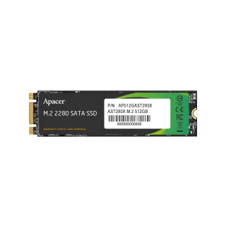 【Apacer 宇瞻】AST280X M.2 SATA3 512GB SSD固態硬碟