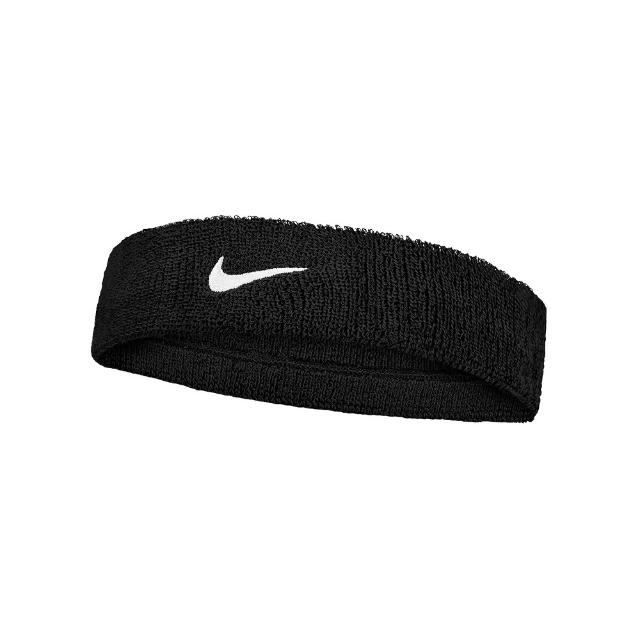【NIKE 耐吉】頭帶 SWOOSH 運動 訓練 路跑 黑 N1012407010OS
