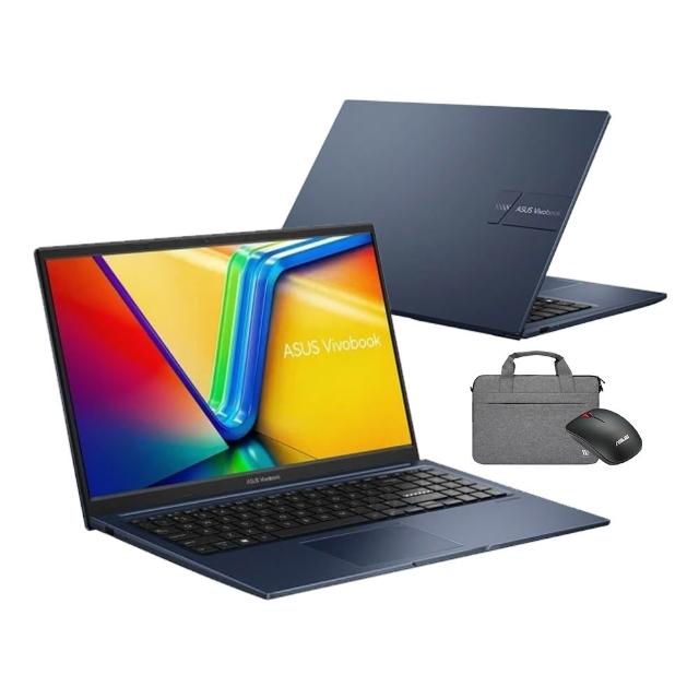 【ASUS 華碩】筆電包/滑鼠組★ 15.6吋i7輕薄筆電(VivoBook X1504VA/i7-1355U/16G/1TB SSD/W11)