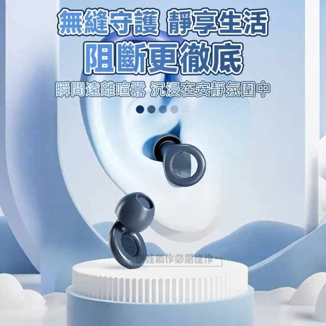 【IDREES 伊德萊斯】濾波器超強隔音降噪耳塞 矽膠隔音睡眠耳塞 舒眠耳塞 靜音耳塞 防噪音耳塞