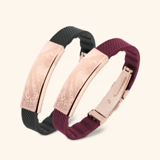 【&MORE 愛迪莫】開運媽祖 平安健康手環 能量手環 鈦鍺手鍊(白鋼 玫瑰金 遠紅外線 遶境 送媽媽推薦)