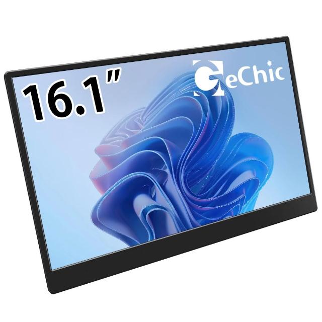 GeChic 給奇創造 M161H 15.6吋 FHD IPS 平面顯示器 Type-C HDMI 行動螢幕 60Hz 更新率 無觸控 1年保固