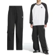 【adidas 愛迪達】Parachute Pant 男款 黑色 寬鬆 透氣 降落傘褲 休閒 長褲 KC2638