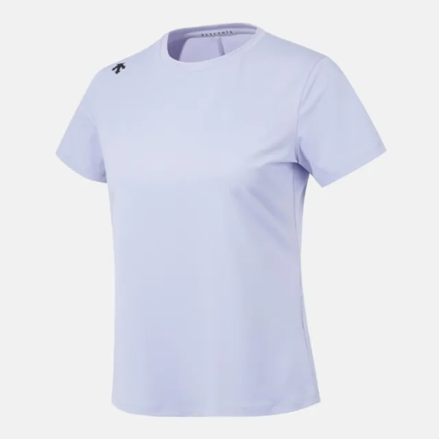 【DESCENTE】迪桑特 短袖上衣 女 快排 WOMENS BASIC SHORT SLEEVE 紫 SQ322PTS71-LVND