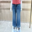 【JESSICA】復古休閒風寬折邊闊腿牛仔褲252207