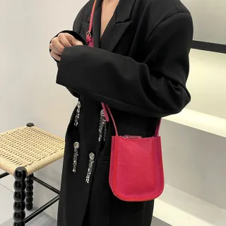 【KT DADA】雙11 手機肩背包 百搭小方包 休閒側背包 真皮小包 女生斜背包 牛皮迷你包