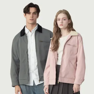 【pierre cardin 皮爾卡登】網路獨家 男女同款 防風 翻領 布勞森外套(多色任選)