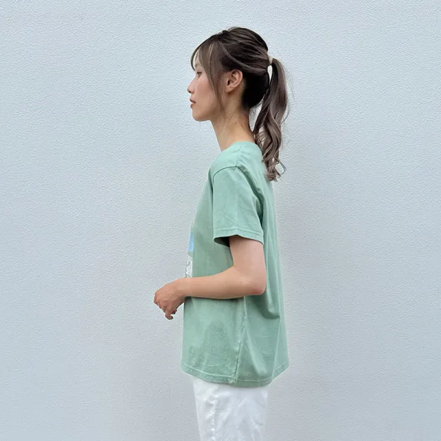 【Hana Mokuba】花木馬日系女裝小狗九宮格印花圓領上衣(T恤)