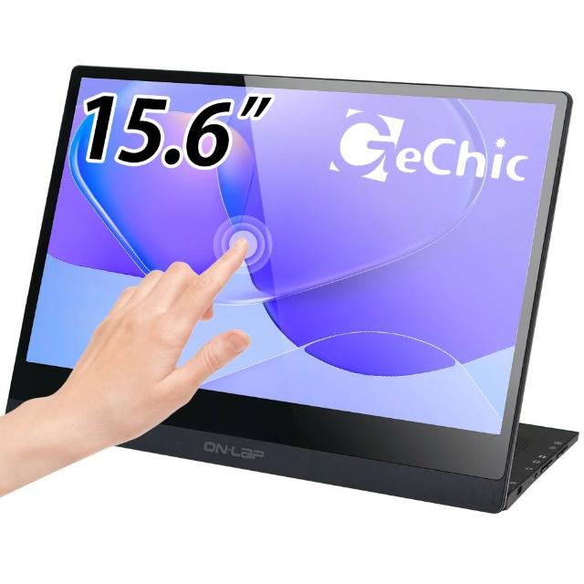 【GeChic 給奇創造】M505I 15.6型 廣視角 電容式 可攜式觸控螢幕(筆電/Type-C手機外接螢幕)