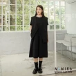 【M：MINb】極簡側口袋H型連身洋裝(黑色)
