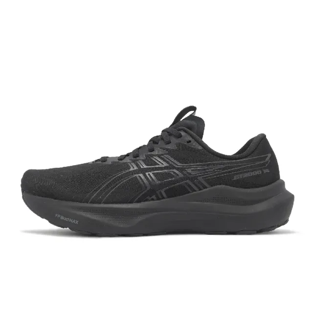 【asics 亞瑟士】慢跑鞋 GT-2000 14 2E 寬楦 男鞋 女鞋 黑 灰 支撐 回彈 運動鞋 亞瑟士(1011C055002)