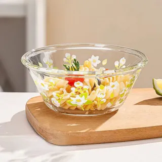【hoi! 好好生活】韓系玻璃碗550ml(多款可選)