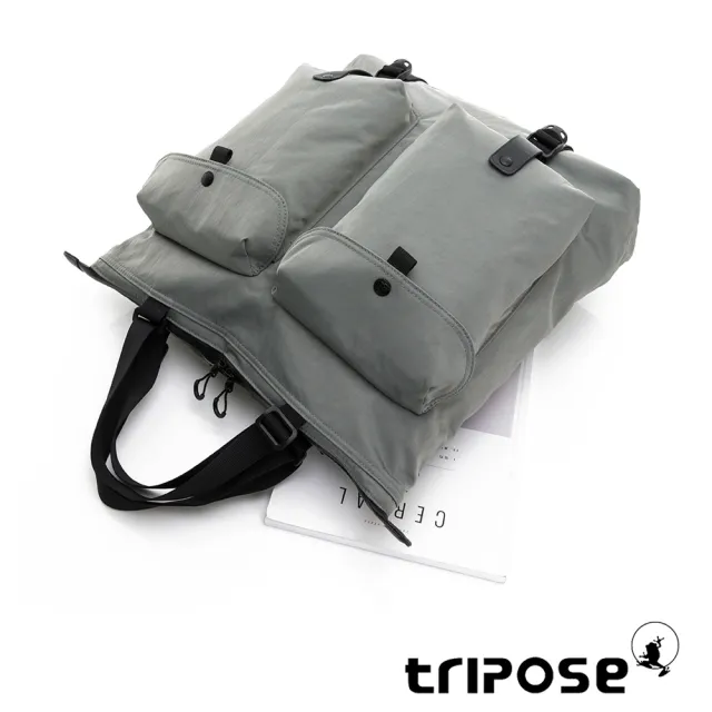 【tripose】REFLEC微皺尼龍肩背後背軍盔包-大(多色)