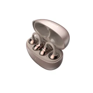 【AIWA 愛華】AT-H06 EDGE 耳夾式真無線藍牙耳機(網紅款/舒適/低音強化)