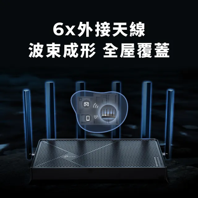 【TP-Link】Wi-Fi 7 BE6500 雙頻 2.5 G 無線網路路由器 分享器(支援AI筆電/EasyMesh/VPN/Archer BE400)