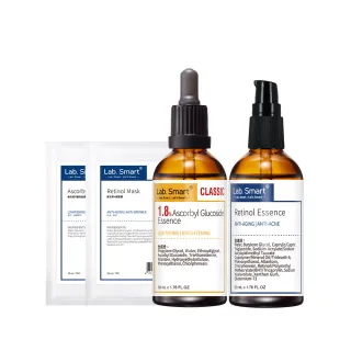 【Dr.Hsieh 達特醫】官方直營★早C晚A精華面膜組_入門加大組50ml(1.8%維C醣苷+A醇+維C醣苷面膜+A醇面膜)