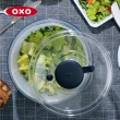 【美國OXO】按壓式蔬菜脫水器 6L(快速旋轉 省力順手 可做沙拉盆 適用4-6人份)