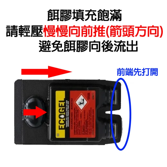 【ECOGEL 易克捷】歐洲原裝除蟑/除蟻盒15公克x3任選(專利設計免接觸藥劑 蟑螂藥螞蟻藥)