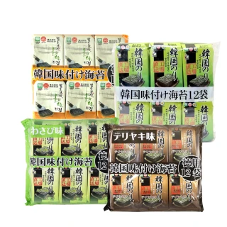 【orionjako】韓國海苔96入組 3.5gx12入/包x8包 中元/拜拜/普渡