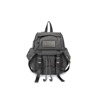 【MATIN KIM】官方旗艦 多口袋實用小型後背包(炭灰)