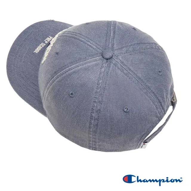 【Champion】官方直營 中性-RETRO CAMPUS 刺繡水洗棒球帽-淺藍色(U5CACCU04M2)