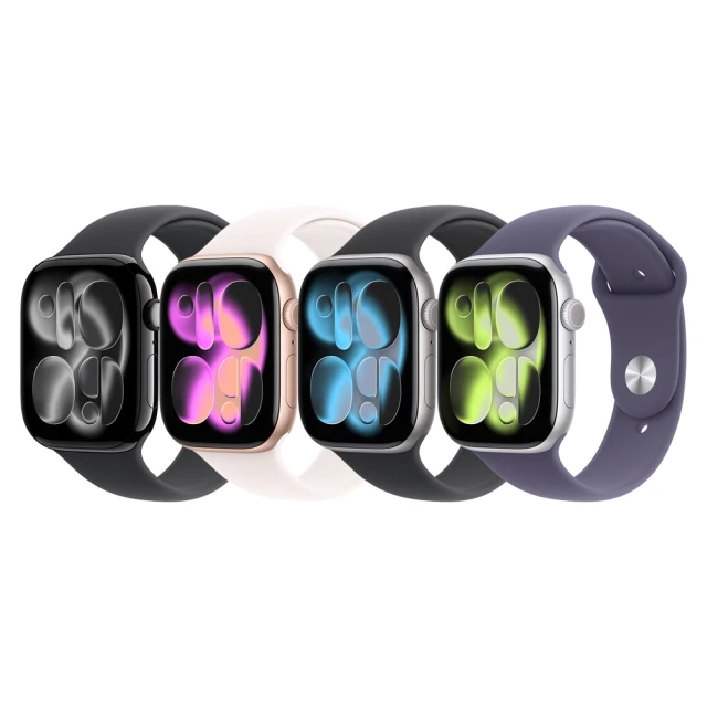 【Apple】Apple Watch Series 11 GPS 46mm(鋁金屬錶殼搭配運動型錶帶)