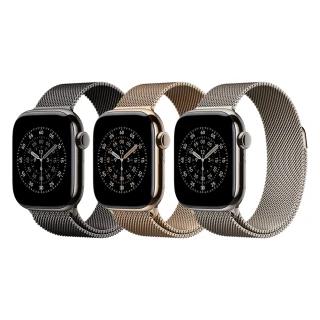 【Apple】Apple Watch Series 11 GPS+行動網路 42mm(鈦金屬錶殼搭配米蘭式錶環)