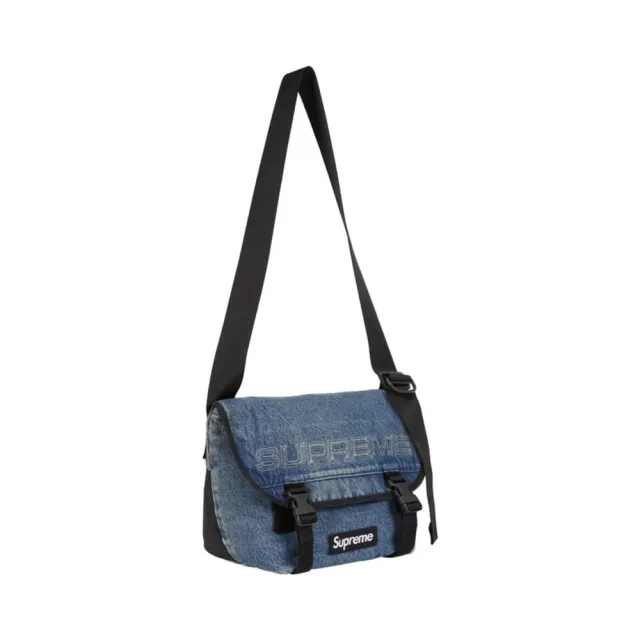 【SUPREME】雙11 Supreme 25Fw MesBag 黑 / 白 / 牛仔藍 / 落葉 郵差包 牛仔布