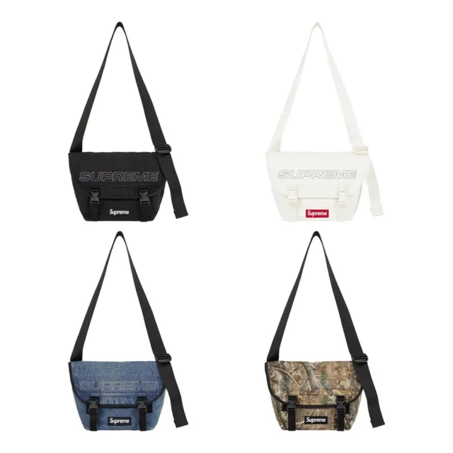 【SUPREME】Supreme 25Fw MesBag 黑 / 白 / 牛仔藍 / 落葉 郵差包 牛仔布