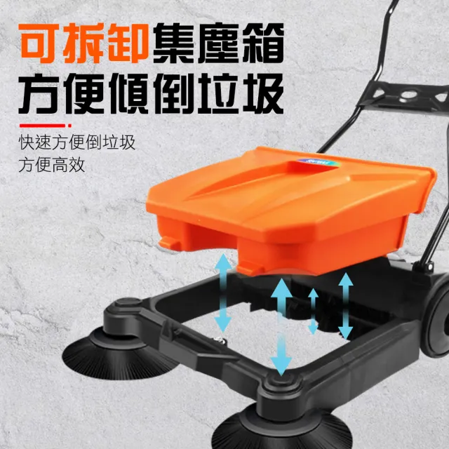 手推式掃地機 清潔車 手推掃地車 庭院掃地車 道路清掃車 垃圾清掃車 180-S4(養殖場掃地機 草皮清潔車)
