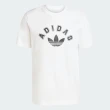 【adidas 愛迪達】短袖上衣 男 三葉草 GRAPHIC REG SS 白 JV7752(S3119)
