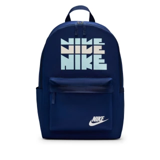 【NIKE 耐吉】後背包 書包 運動包 大容量 NK HERITAGE BKPK-RETRO PACK 藍 HV6614-492
