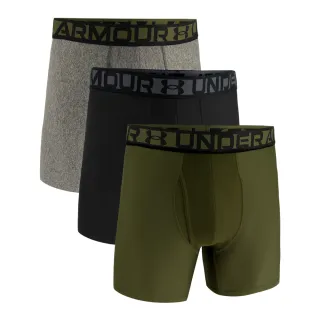 【UNDER ARMOUR】UA 男 Ess Tech 6吋四角褲 3入_1383903-390(綠色)