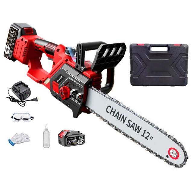 【Ogula 小倉】鏈鋸機 12寸無刷電鏈鋸（帶電量顯示）20000M單電(電鏈鋸/伐木鋸/鏈鋸機/電動鏈鋸)